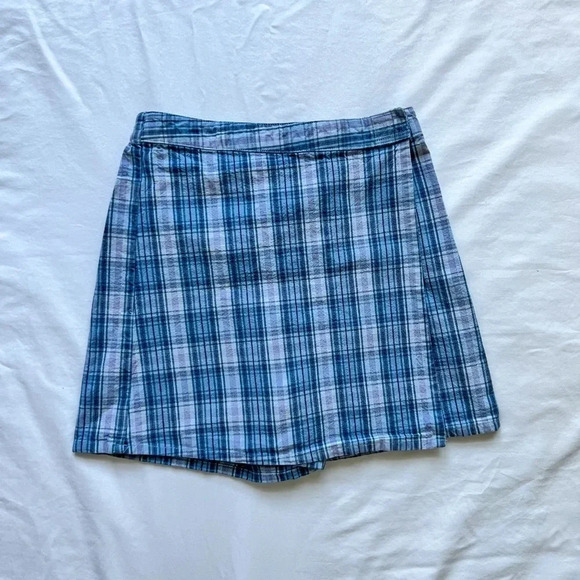 Vintage Plaid High Rise Mini Skort - Picture 3 of 5